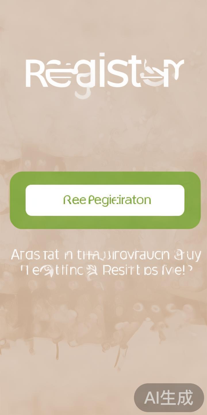 进入首页后，在显著位置找到“注册”或“免费注册”按