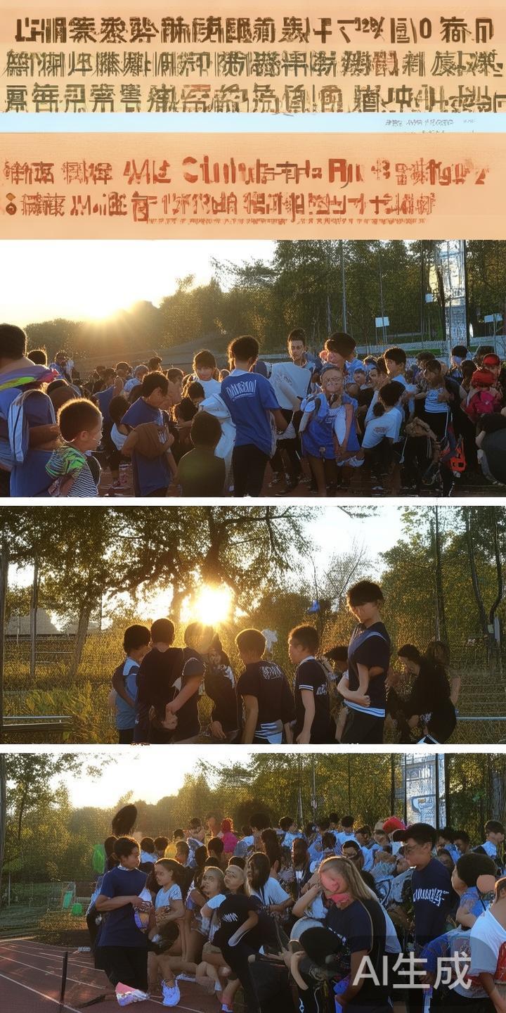 开元初中部多样体育活动助力学生全面发展与身心健康提升 以“晨跑行动”为例,开元初中部每周一到周五早晨,组